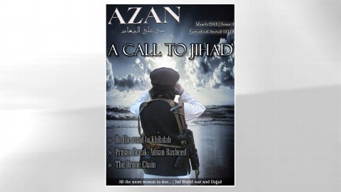 ht azan magazine jef 130508 wblog New Terrorist Magazine Targets Obama, Drones