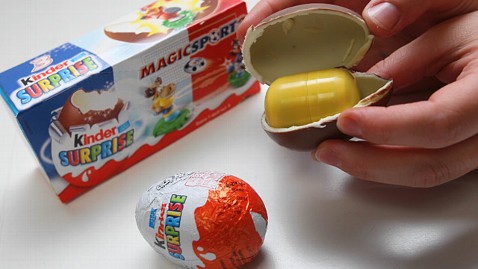chocolate eggs with toys inside