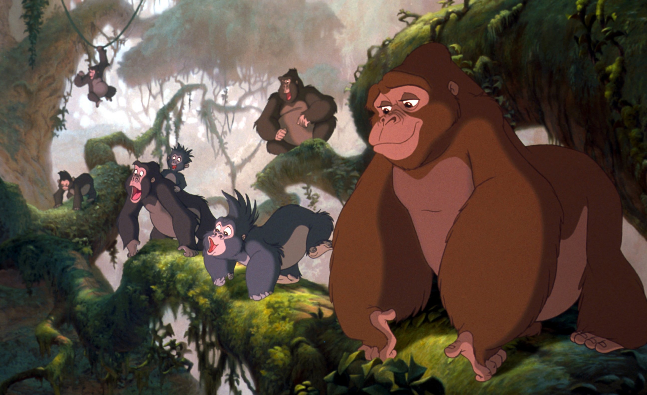 Tarzan vs Brother Gorilla - The Legend of Tarzan Scene 