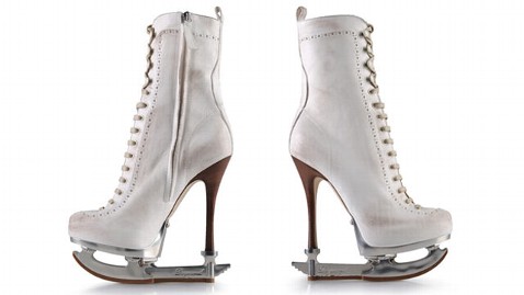 Would You Wear These High-Heeled Ice Skates? - ABC News