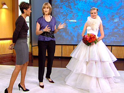 Fall Weddings Dress shown Rosa Clara 39s ivory silksatin organza 