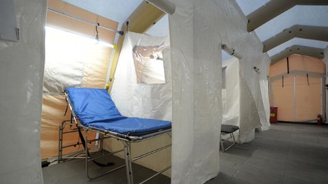 ap hospital flu tent lpl 130108 wblog Early Flu Season Hits Hard