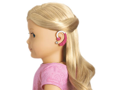 american girl doll ear piercing
