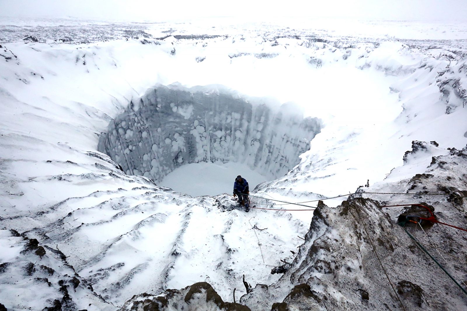 A New Sinkhole Discovered In Siberia Picture Incredible Sinkholes Around The World ABC News