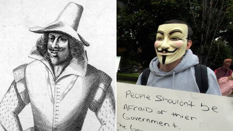 gty guy fawkes nt 111104 wblog How Did Guy Fawkes Become a Symbol of Occupy Wall Street?