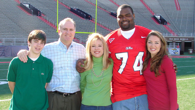 michael oher family christmas card