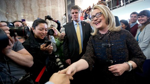 ap hillary clinton mi 130201 wblog Hillary Clinton Says Goodbye ... Until 2016?