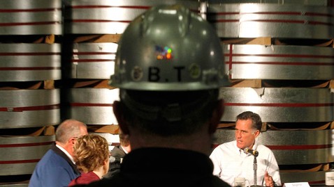 Mitt Romney's Opponents Play Bailout Politics