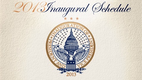 inaugural schedule wblog LIVE UPDATES: Inauguration Day 2013