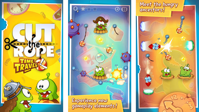 ht cut the rope nt 130426 wmain App of the Week: Cut the Rope: Time Travel