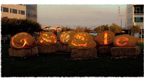 ht google doodle video grab thg 111031 wblog Happy Halloween! Google Doodle Marks All Hallows Eve With Pumpkin Carving