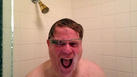 ht google glasses shower jef 130429 wblog Google Glass Takes On Shower Test