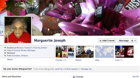 ht marguerite joseph facebook lpl 130221 wblog Facebook Bug Made Michigan Woman, 104, Lie About Age