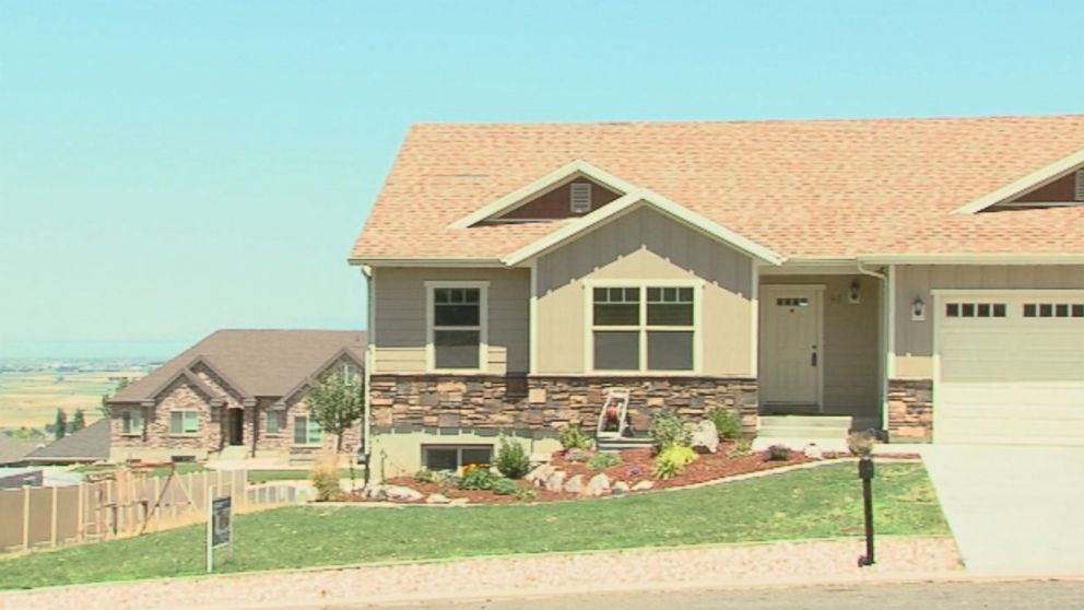 Exterior shot of the home where Colby Glen Wilde and Lacey Dawn Christenson were living in Elk Ridge, Utah. 