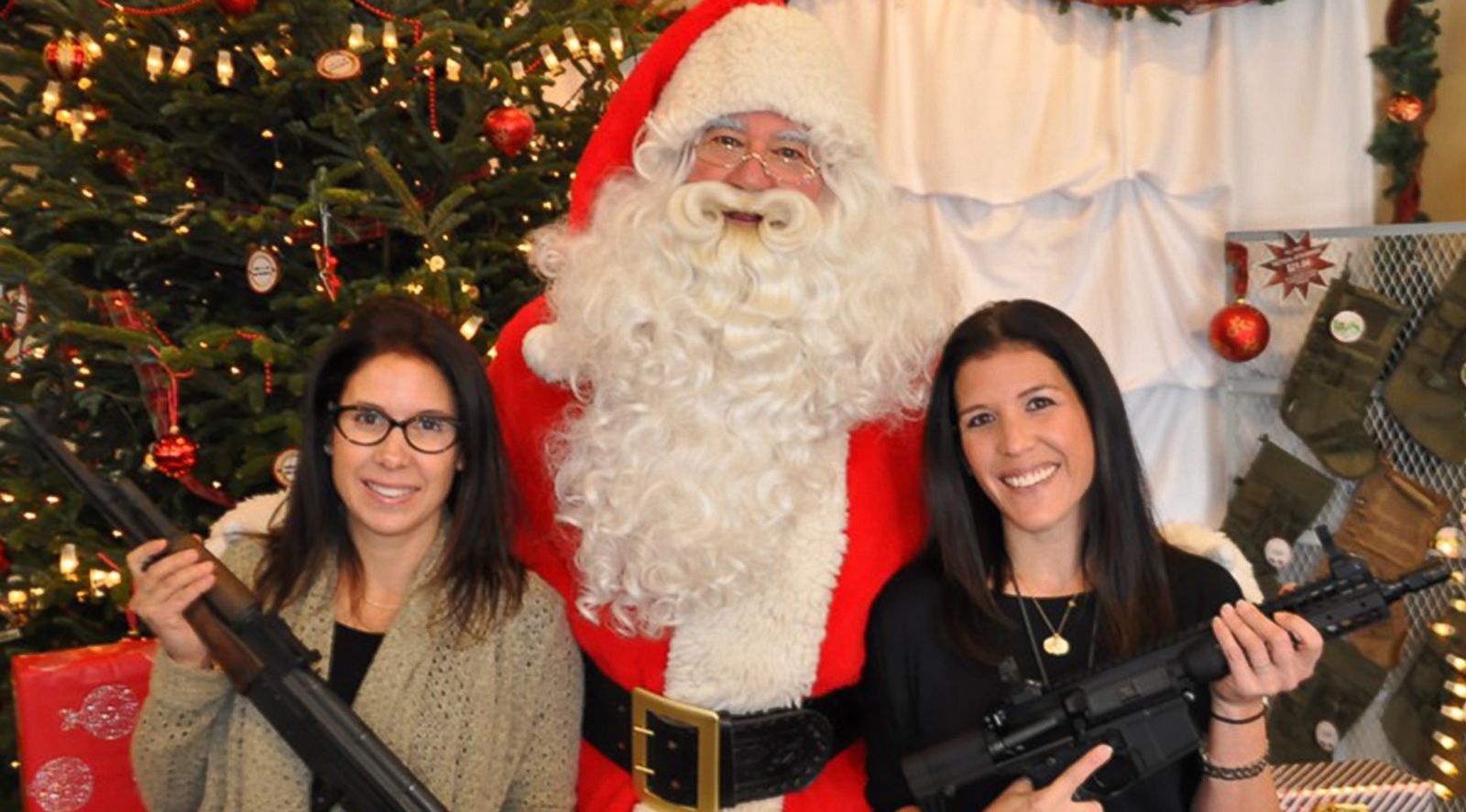 Santa Claus Is Coming To A Gun Range Picture 