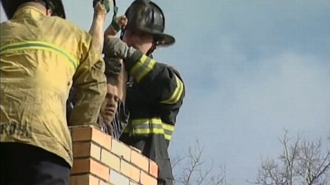 ht chimney rescue jp 111216 wblog Calif. Teen Gets Stuck In Chimney
