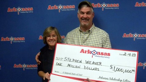 ht stephen terri weaver jef 130205 wblog Arkansas Couple Wins Lottery Twice in One Weekend