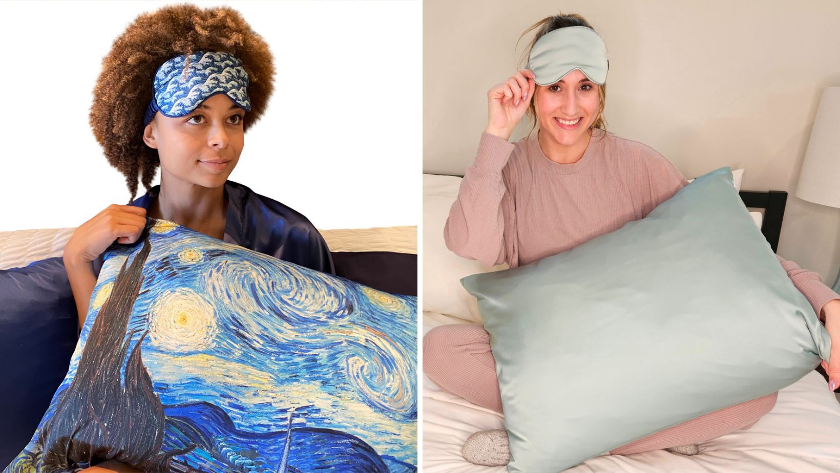 Hang Accessories: Satin Pillowcases & Eye Masks