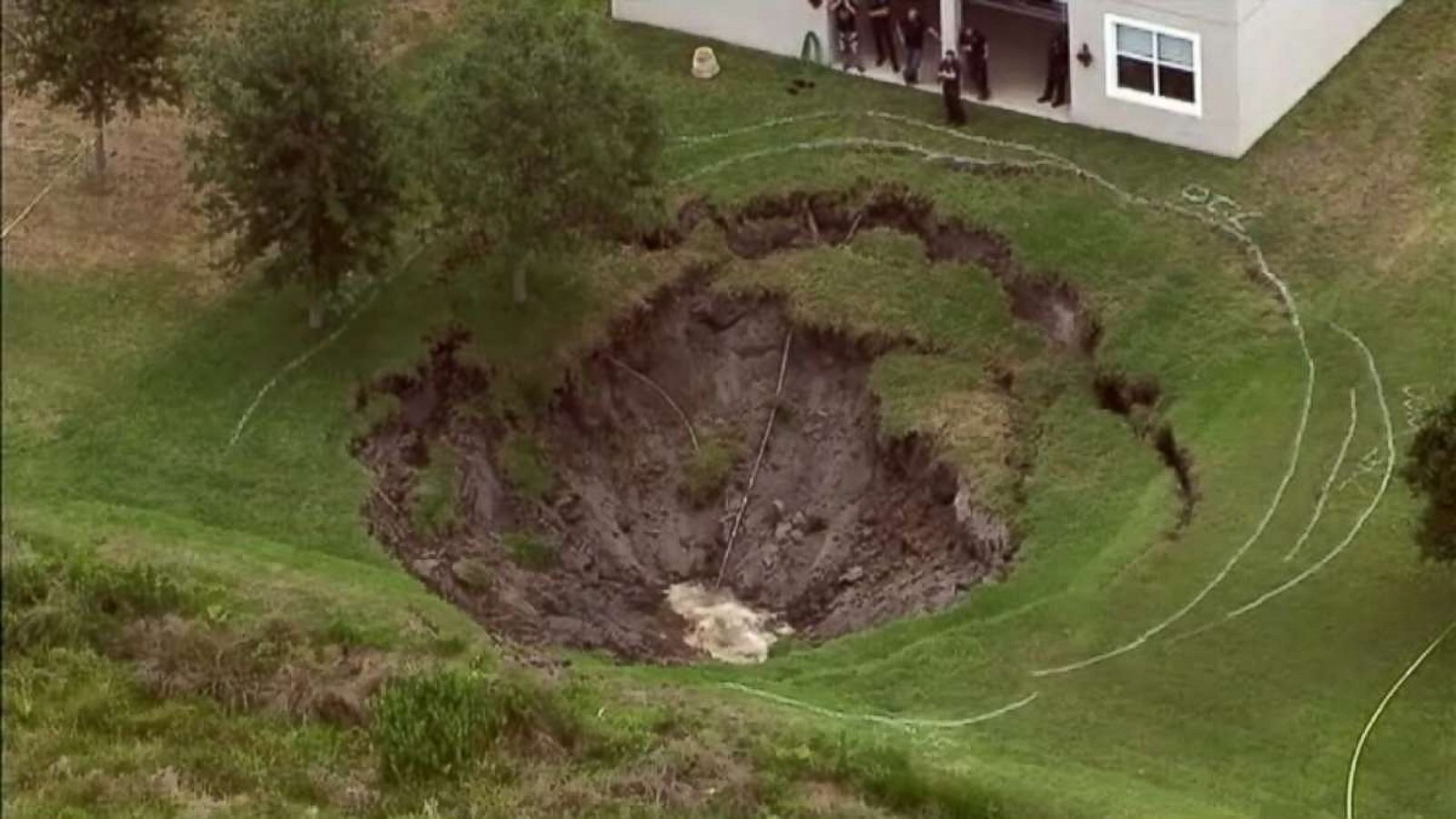 Giant Sinkhole Opens At School’s Football Stadium Picture | Incredible ...