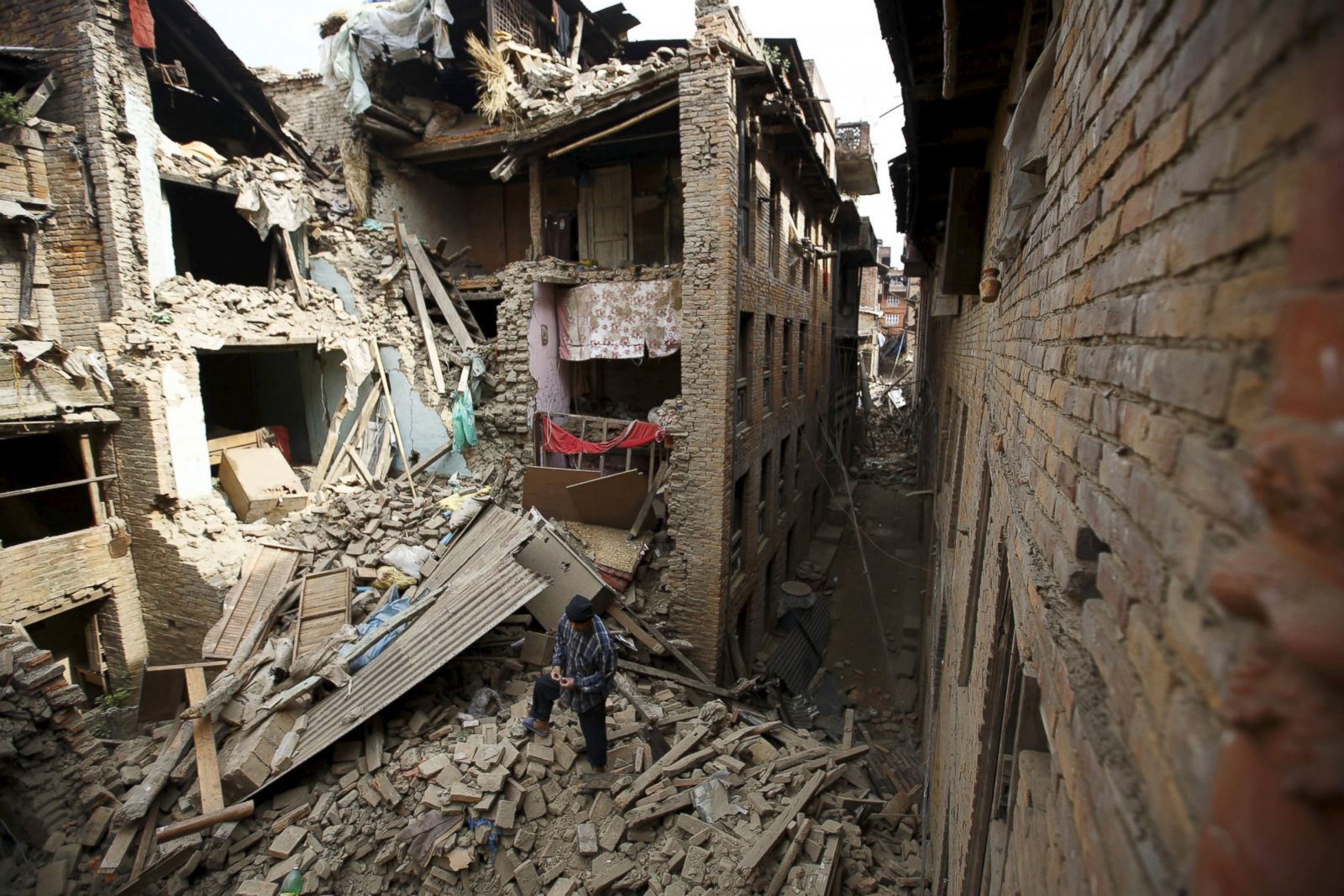 Tragic Earthquake Devastation in Nepal Photos Image 351 ABC News