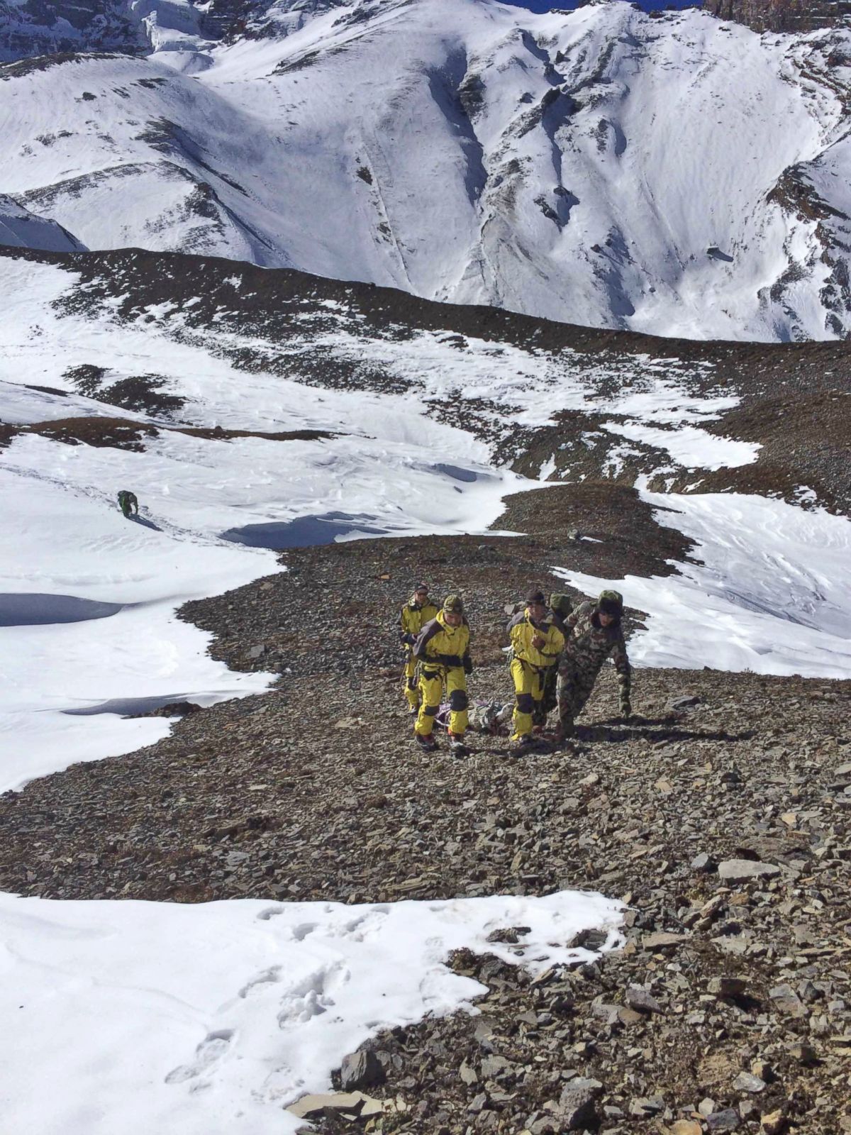 Search Widens for Survivors in Nepal After Avalanche Photos Image 21