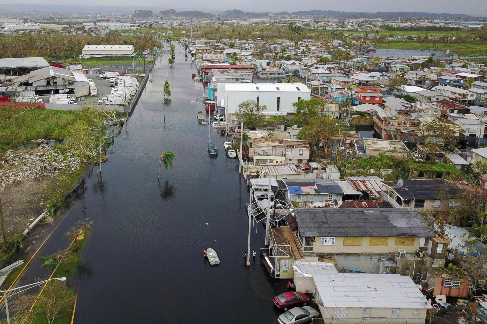 Puerto Rico Picture Hurricane Maria Pummels Puerto Rico Caribbean Abc News