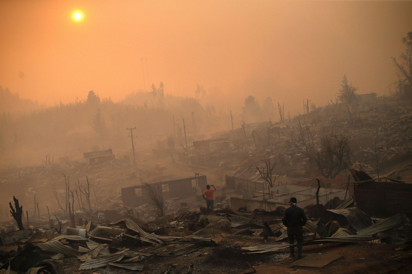 Chile Wildfires Declared a State of Emergency Photos Image 151 ABC