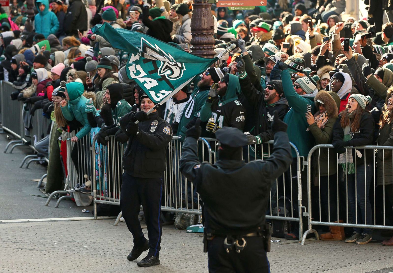 Eagles Super Bowl Parade Photos ABC News