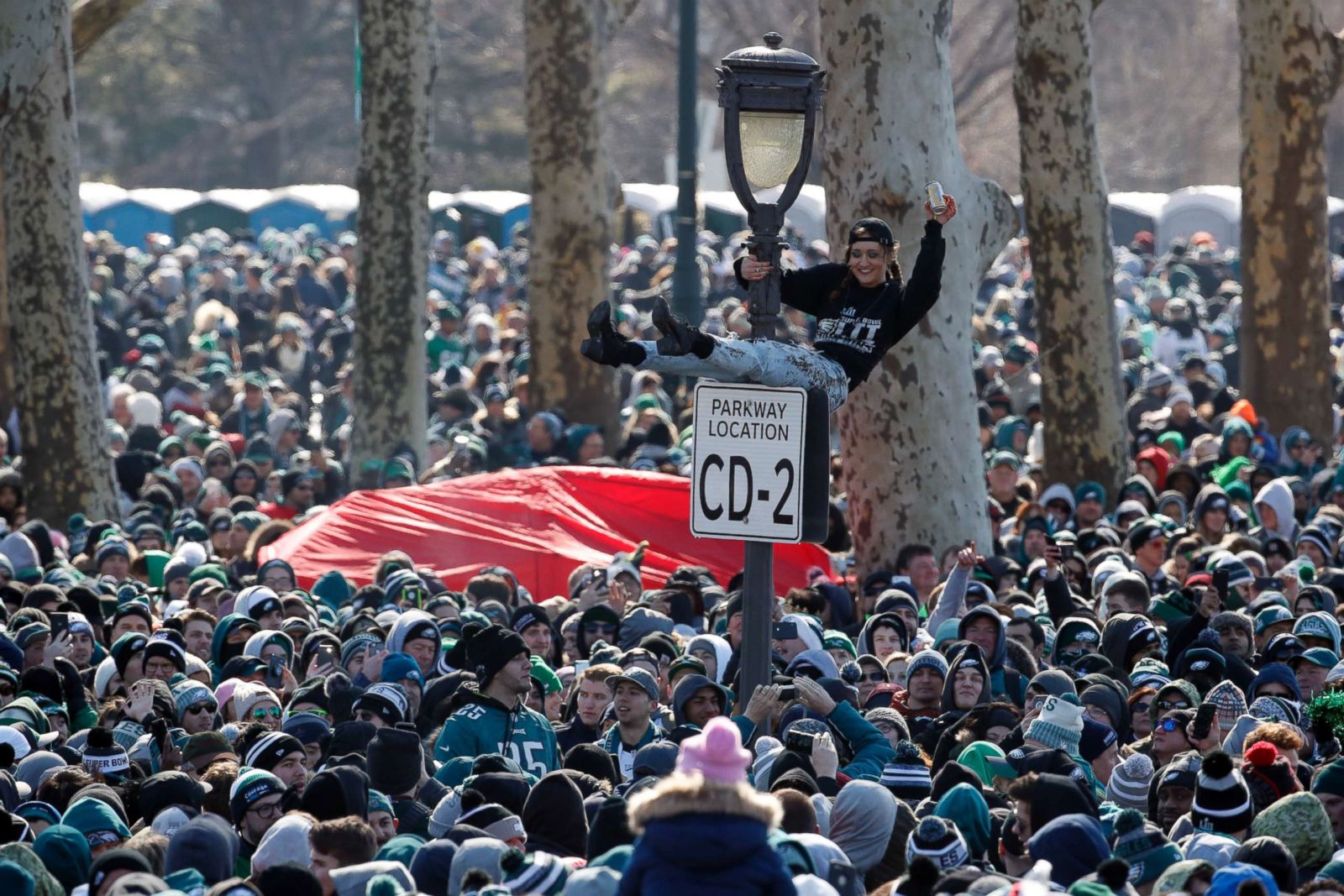 Eagles Super Bowl Parade Photos ABC News