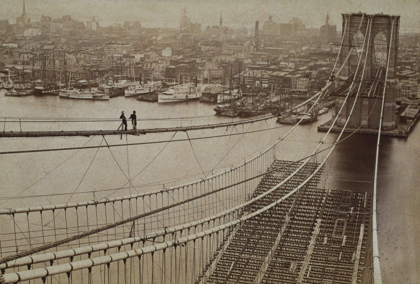 Brooklyn Bridge Through The Years Photos ABC News