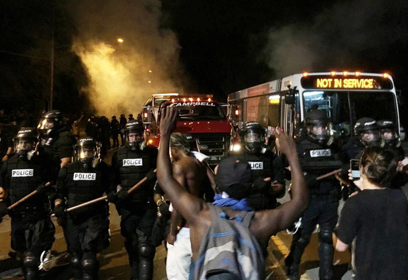 Protests Continue In Charlotte After Fatal Police Shooting Photos 