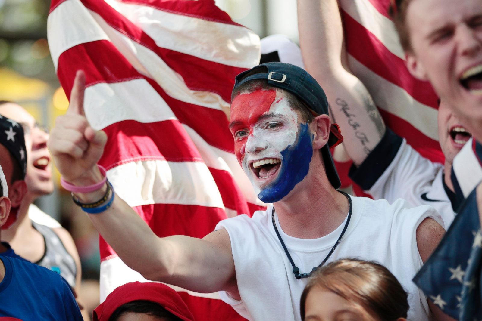 The Many Faces of a US Fan During the World Cup Picture | 2014 World