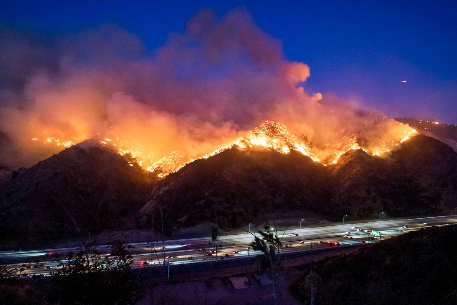 California fires rage through homes, hills Photos ABC News