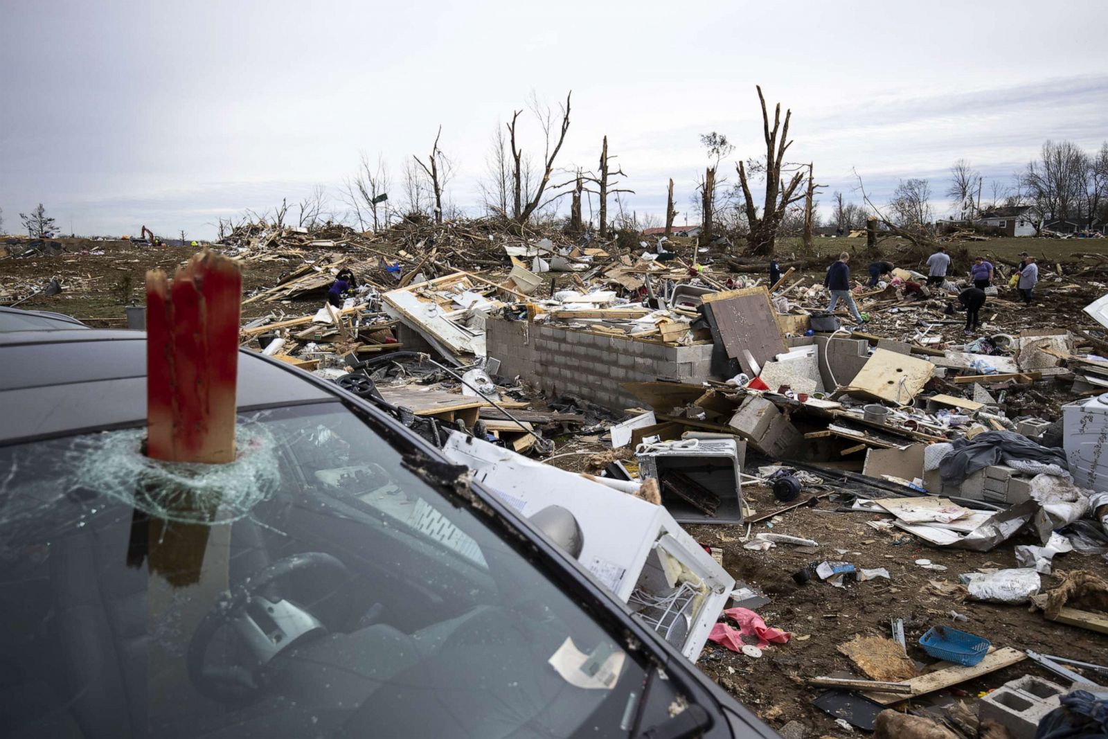 Deadly tornado hits Nashville Photos ABC News