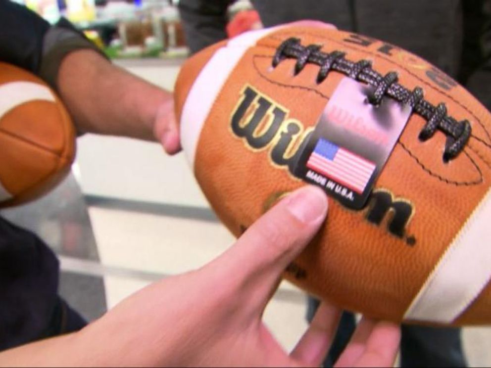Wilson Football Equipment Handmade in America