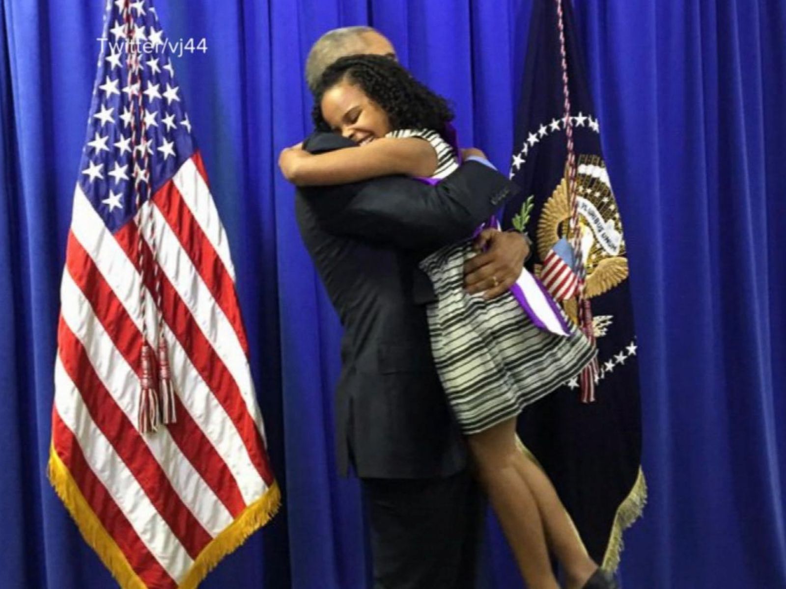 'Little Miss Flint' Tells David Muir Hugging President Obama Was 'Amazing'