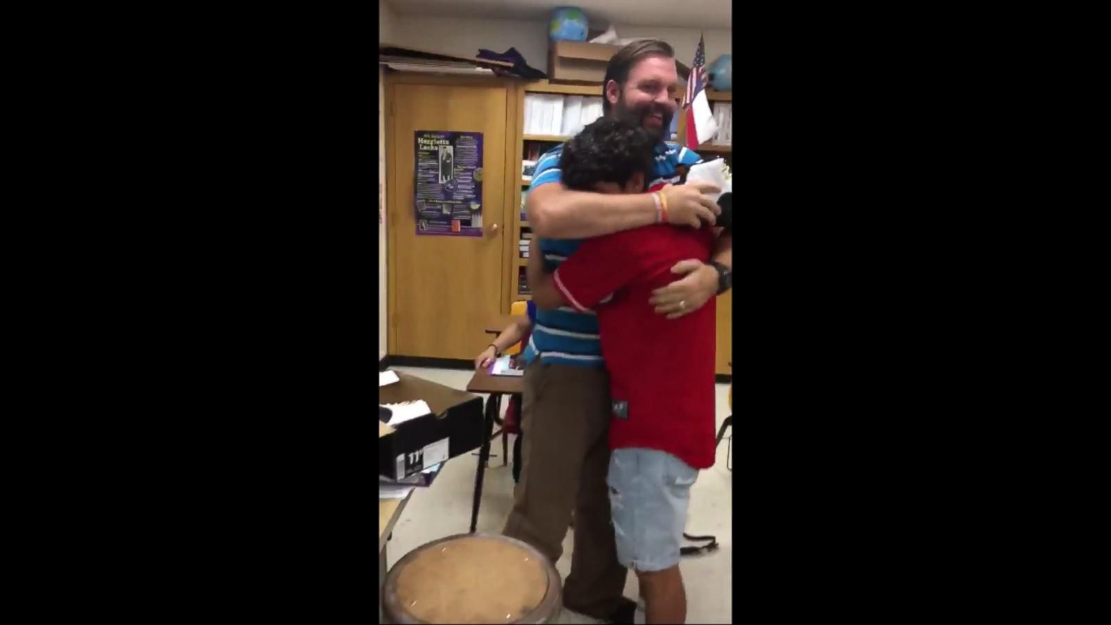 Foster Child Gives Back After Being Inspired by Teacher Who Helped Him and the Family Who Adopted Him